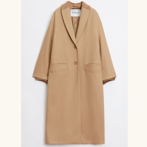 Rodebjer Maddox Coat in Camel - Picture 3 of 8